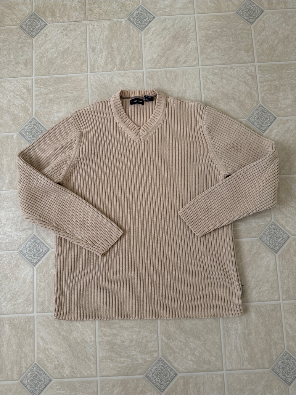 Structure Vneck Sweater